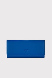 Zoozie Bags Cartera de Mujer Azul Saxo Piel Auténtica Elegante y Sofisticada